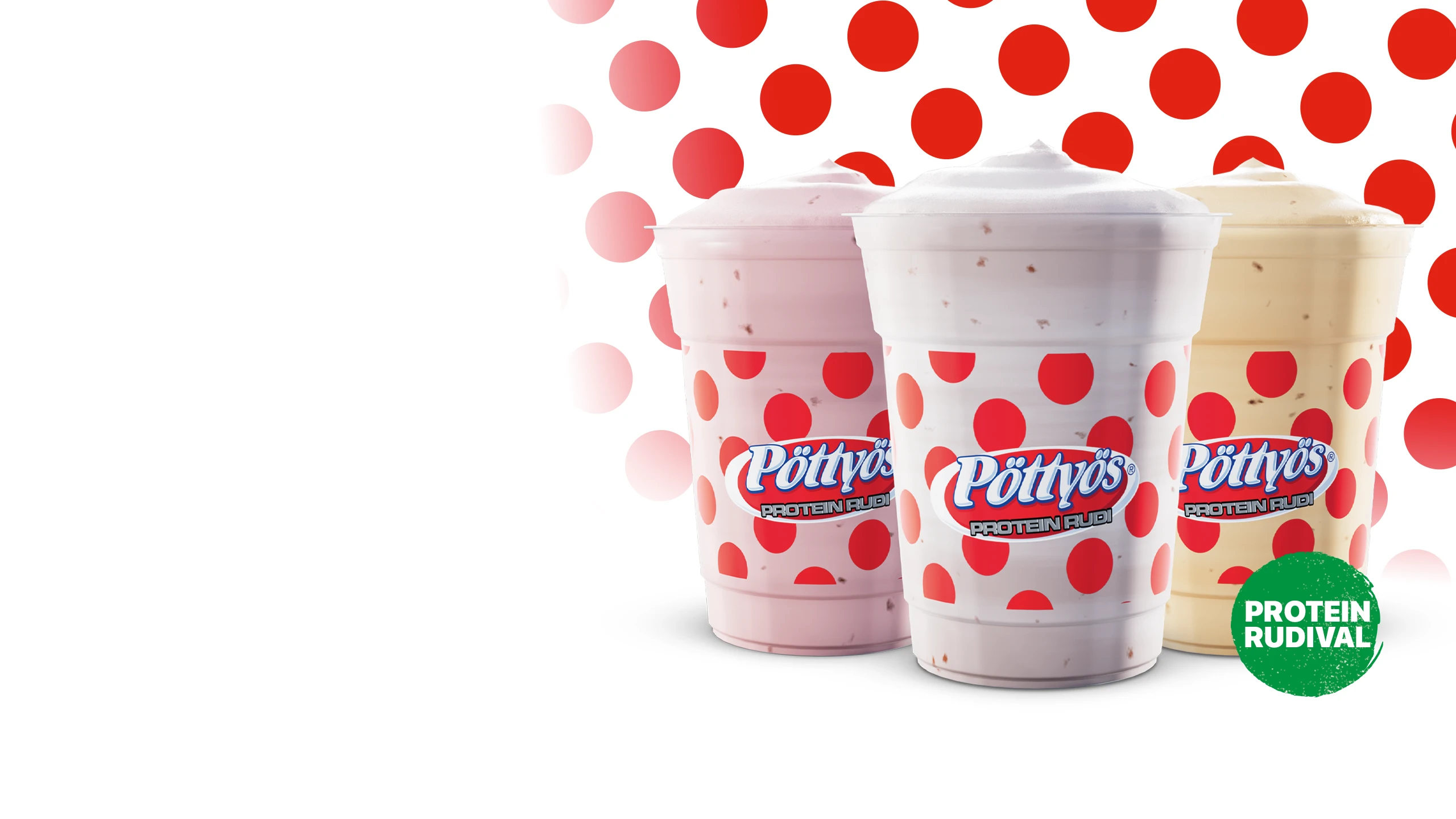 Pöttyös Protein Túró Rudi shake három ízben